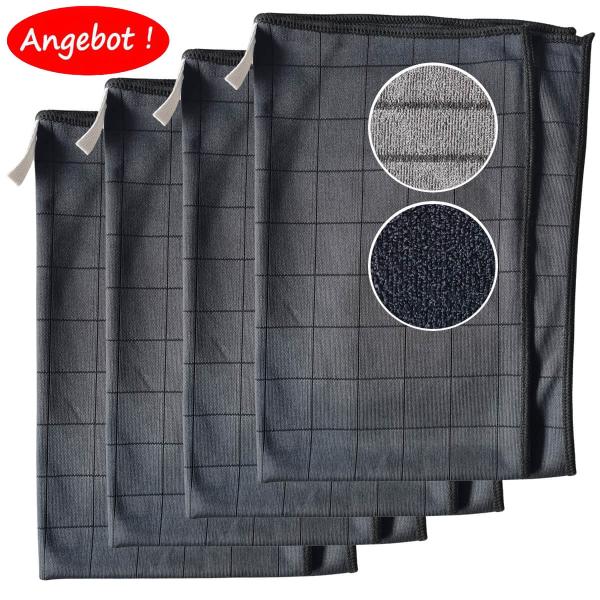 Real Black 6-tlg. | 4 St. ca. 60x40cm & 2 St. ca. 25x20cm